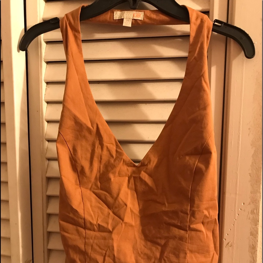 Crop top orange/brown